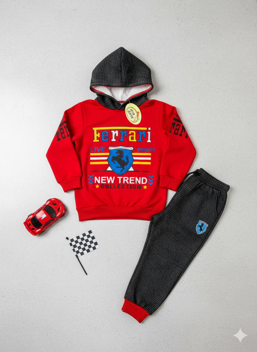 Ferrari Baby Tracksuit (Hoody Edition)