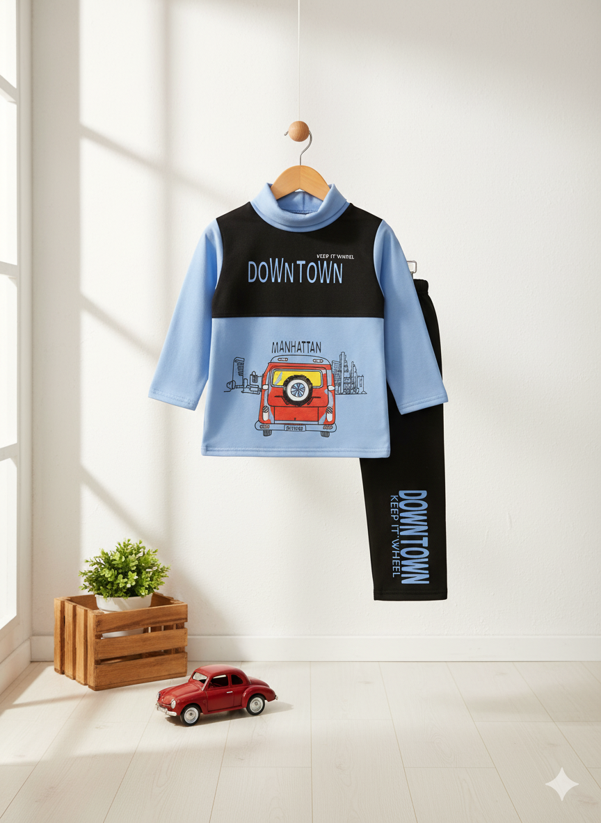 "Kids Tracksuit - Downtown Graphics