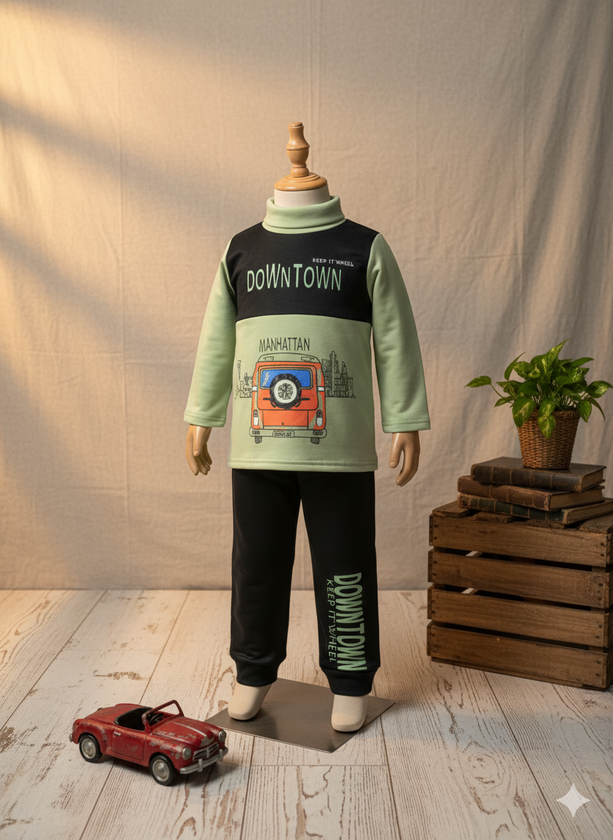 "Kids Tracksuit - Downtown Graphics