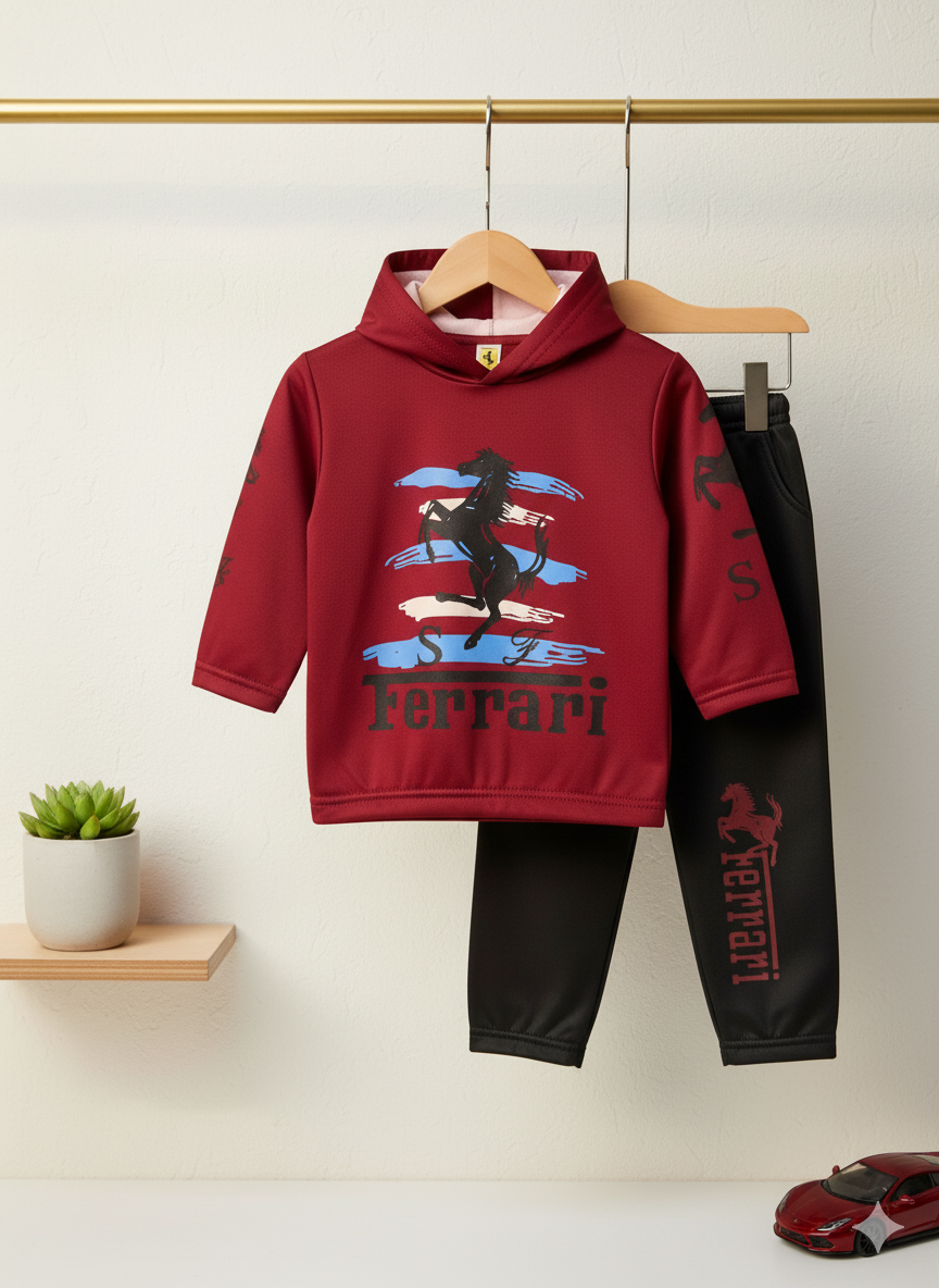 Ferrari Baby Tracksuit (Hoody Edition)