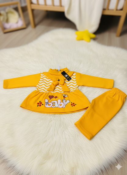 Little Sunshine Bow Dress Set