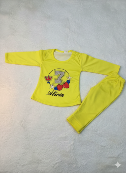 Alicia Royal Glitter Suit