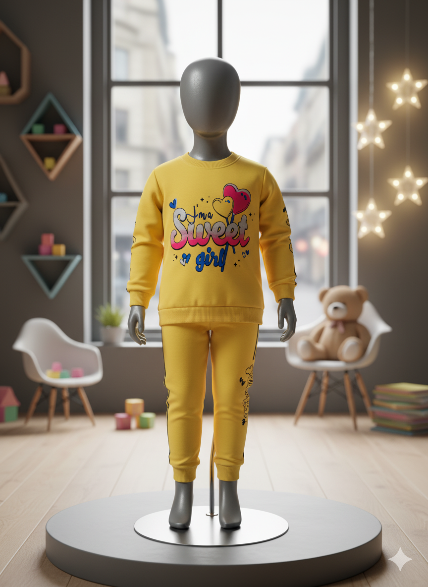 Sweet Girl Kids Tracksuit - Urban Style Edition